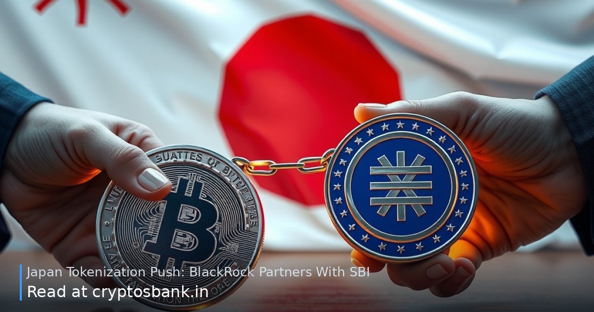 BlackRock, SBI, and Startale partner for tokenization in Japan