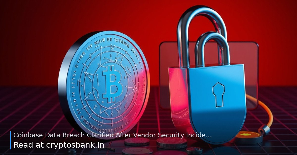 A blue crypto coin stands unharmed next to a cracked padlock, shattered shield, and severed third-party cable.