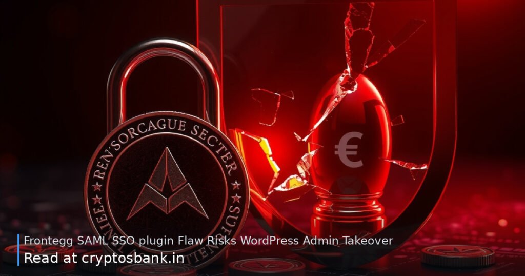 A dark silver token beside a cracked padlock and shattered glass shield under red warning light.