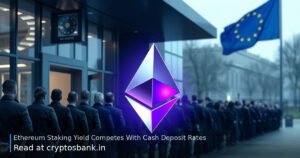 Investors queuing for Ethereum staking in Europe despite traditional rates.