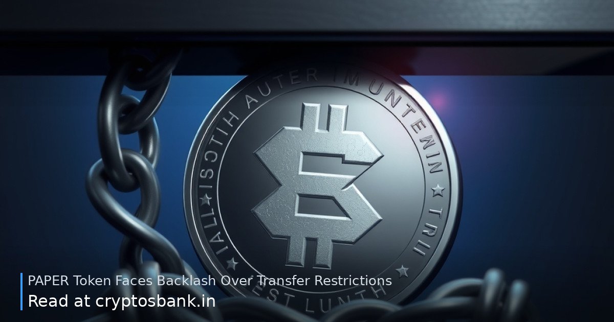 A dark silver coin wrapped in heavy chains behind a barrier under cold light.