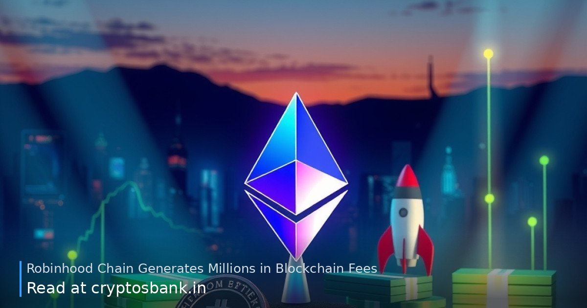 An illustration of an Ethereum crystal, a branded coin, stacked cash, and a launching rocket.