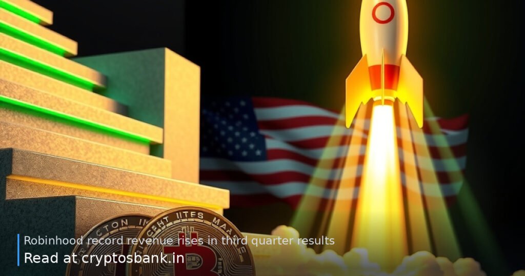 Illustration of a rocket launching past a crypto coin and rising staircase, representing prediction markets outpacing c…