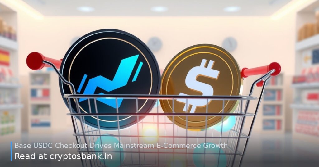 Shopify case study highlights scale of Base USDC checkout in e-commerce.